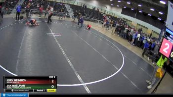 53 lbs Semifinal - Jax Boelman, Sebolt Wrestling Academy vs Jory Heinrich, South Dakota