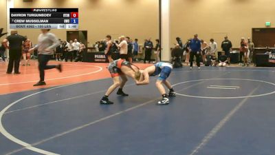 100 lbs Champ. Rd Of 16 - Davron Turgunboev, Beat The Streets New York City vs Crew Musselman, Orchard Wrestling Club