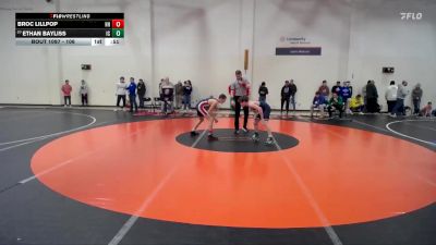 106 lbs Champ. Round 2 - Ethan Bayliss, Indianapolis Cathedral vs Broc Lillpop, Heritage Hills