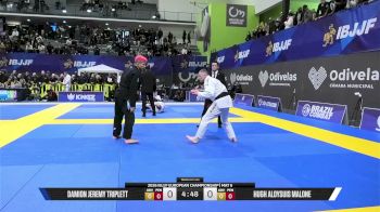 Hugh Aloysuis Malone vs Damion Jeremy Triplett 2026 European Jiu-Jitsu IBJJF Championship