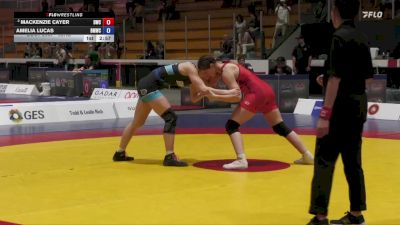 65kg Round 2 - Mackenzie Cayer, Dinos Wrestling Club vs Amelia Lucas, Burnaby Mountain Wrestling Club