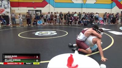 190 lbs Cons. Round 1 - Julius Olivo, Wellington vs Ryland Korgan, Greeley West