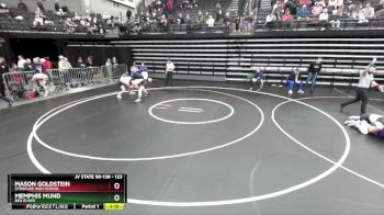 123 lbs Champ. Round 1 - Mason Goldstein, Syracuse High School vs Memphis Mund, Box Elder