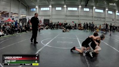 92 lbs Round 9 (10 Team) - Ryder Hart, DWA vs Landon Newbold, The Wrestling Mill