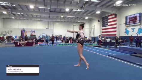 Kyla Heidaker - Floor, Stars Gymnastics Kat - 2021 Region 3 Women's Championships