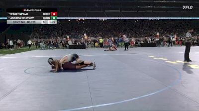 D3-285 lbs Quarterfinal - Wyatt Spalo, Reed City HS vs Andrew Whitney, Hazel Park