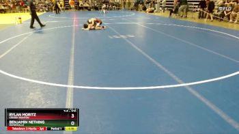 100 lbs Cons. Round 2 - Benjamin Nething, Paynesville vs Rylan Moritz, Crosby Ironton