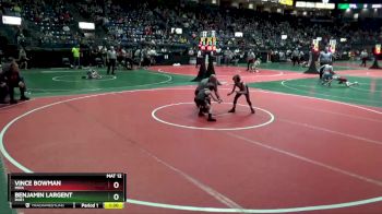 58 lbs Quarterfinal - Vince Bowman, MIRA vs Benjamin Largent, BAB1