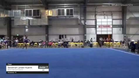 Savannah Larsen-Kuerth - Floor, Bare Foot Gymnastics - 2021 Region 1 Women's Championships