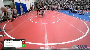 75 lbs Quarterfinal - Eddie Scott, Miami Takedown Club vs Carter Lacey, Wagoner Takedown Club