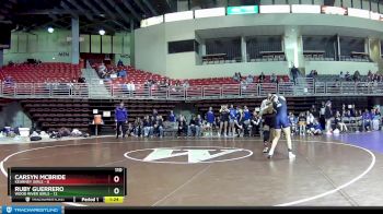 110 lbs Round 5 (8 Team) - Ruby Guerrero, Wood River Girls vs Carsyn McBride, Kearney Girls