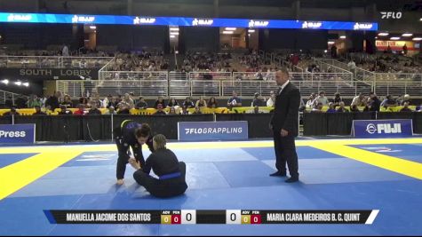Manuella Jacome Dos Santos vs Maria Clara Medeiros B. C. Quint 2025 Pan Jiu Jitsu IBJJF Championship
