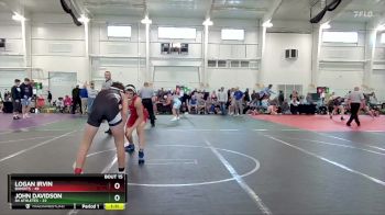 140 lbs Round 3 (10 Team) - Logan Irvin, Bandits vs John Davidson, 84 Athletes