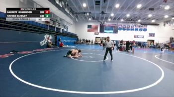 126 lbs Cons. Round 2 - Garrett Henderson, Torrington vs Hayden Eardley, Kelly Walsh