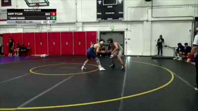 184 lbs Champ. Round 1 - Kipp Tyler, Bakersfield College vs Juan Nuno, Lemoore College