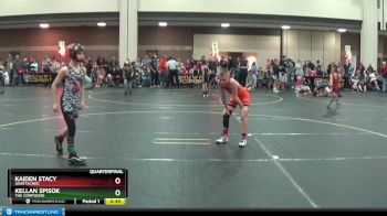 82 lbs Quarterfinal - Kaiden Stacy, Unattached vs Kellan Spisok, The Compound