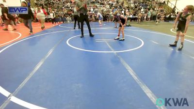 131-HWT lbs Rr Rnd 1 - Braxtyn Pinkston, Pocola Youth Wrestling vs David Collom, Tiger Trained Wrestling