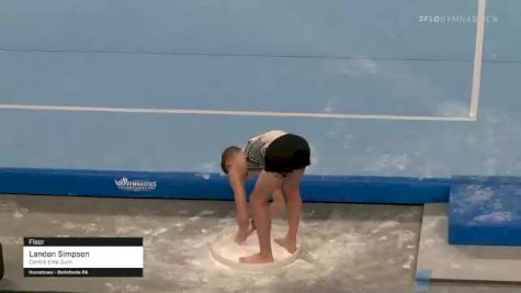 Landon Simpson - Floor, Centre Elite Gym - 2021 US Championships