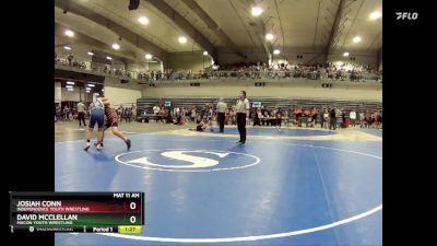 175-185 lbs Round 1 - David McClellan, Macon Youth Wrestling vs Josiah Conn, Independence Youth Wrestling