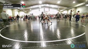 40 lbs Consolation - Zeke Dunlop, Team Tulsa Wrestling Club vs Jaxon Gregory, Tulsa Blue T Panthers