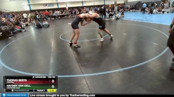 185-191 lbs Round 2 - Thomas Berta, Central vs Hayden Van Dell, Cheyenne East