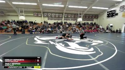 126 lbs Cons. Round 4 - Ainsley Hepworth, Marana High School vs Taizly Newman, Round Valley