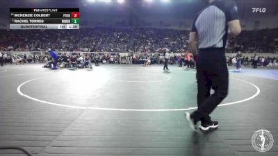 G5A-110 lbs Quarterfinal - Mckenzie Colbert, Ft. Gibson-Girls vs Rachel Torres, Warner-Girls
