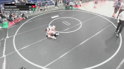 113 lbs Quarterfinal - Cade Garzon, 951 Wrestling Club vs Anthony Garcia, Redlands
