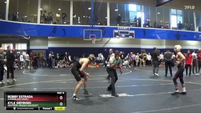 125 lbs Champ. Round 1 - Bobby Estrada, Cumberland (Tenn.) vs Kyle Sieminski, Southern Oregon University