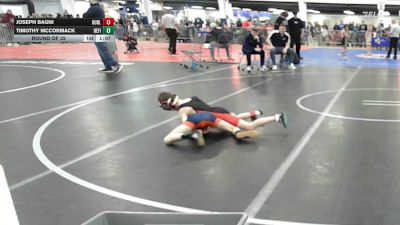 60 lbs Round Of 32 - Joseph Bagni, Burlington vs Timothy McCormack, Refinery WC