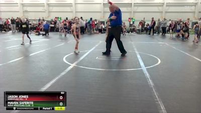 60 lbs Quarterfinals (8 Team) - Maven Saferite, NOVA Wrestling Club vs Jason Jones, Wrestling Mill