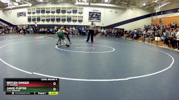 138 lbs Cons. Round 5 - David Purtee, Clay (Oregon) vs Brycen Swiger, St. Ignatius