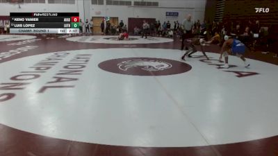 125 lbs Champ. Round 1 - Luis Lopez, Luther vs Keno Vanier, Augsburg