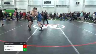Quarterfinal - Zach Baldwin, Girard Wrestling vs Ryan Elrod, Ohio Saints