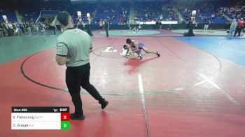 150 lbs Round Of 64 - Vincent Flemming, Newton South vs David Snape, Boston Latin