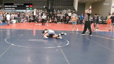 89 lbs Rr Rnd 2 - Brixton Fortin, Revolution Wrestling Club - MSC vs Jameson Mix, Iron Wolves