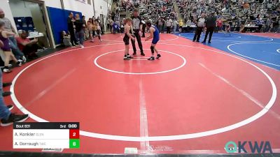 83 lbs Consi Of 8 #1 - Mason Street, Battlefield Wrestling Club vs Kamden Barnett, Bristow Youth Wrestling