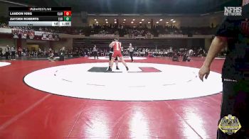 285 lbs Quarterfinals (8 Team) - Landon King, CLAREMORE vs Zayden Roberts, ELGIN