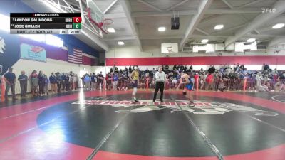 Boys 122 lbs Champ. Round 1 - Landon Salindong, Durham Boys vs Jose Guillen, Gridley Boys