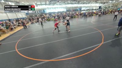 150 lbs Cons. Round 4 - Alihan Keldibayev, Solon HS vs Bazely Simison, Unattached
