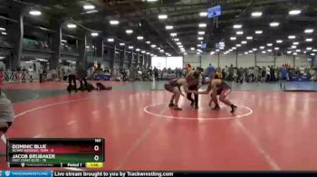 160 lbs Round 4 (6 Team) - Dominic Blue, NCWAY National Team vs Jacob Brubaker, East Coast Elite
