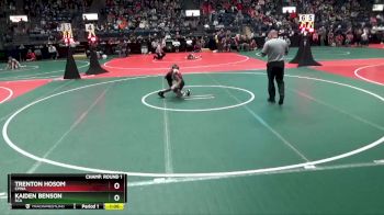 65 lbs Champ. Round 1 - Trenton Hosom, CPWA vs Kaiden Benson, SCA