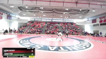 184 lbs Quarterfinal - Mark Dickey, NYU vs Aiden Poe, Niagara County Community College