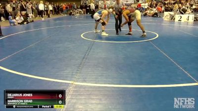 160 lbs 7th Place Match - DeJarius Jones, Minot vs Harrison Grad, Bismarck St Mary`s