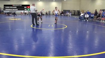 141 lbs Semifinal - Jeremiah Brown, Southeast Community College vs Chris Williams, North Iowa Area Community College