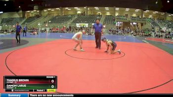 122 lbs Round 1 (4 Team) - Damom LaRue, Rainier vs Thadius Brown, La Pine