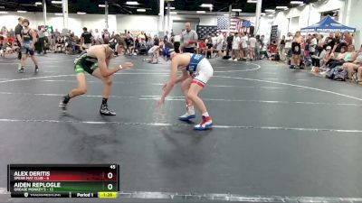 120 lbs Round 2 (6 Team) - Aiden Replogle, Grease Monkey`s vs Alex ...