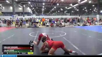 120 lbs Round 3 (6 Team) - Caleb Howe, WILDCAT WRESTLING CLUB vs William Wehner, GREAT NECK WRESTLING CLUB