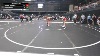 133 lbs Quarterfinal - Jevin Foust, Newman vs Jason Ramirez, Arizona Christian University