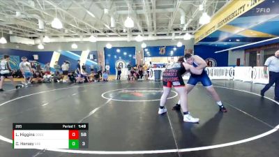 285 lbs Round 5 (8 Team) - Liam Higgins, Alpha Dogs vs Colton Hersey, Greasers